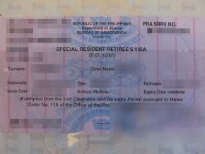 Philippines Residence Visa Guide: SIRV & SRRV.